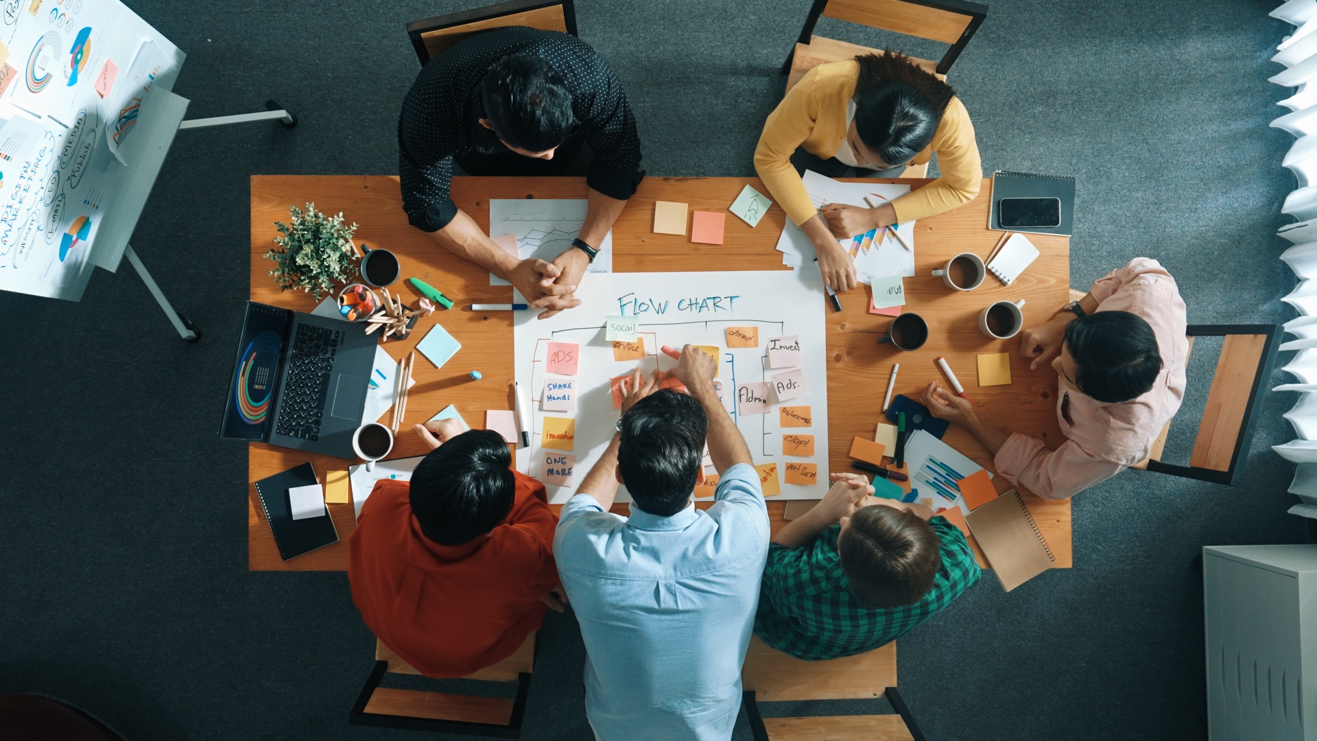 Agile Zusammenarbeit im Software-Entwicklungsteam von Ouhud