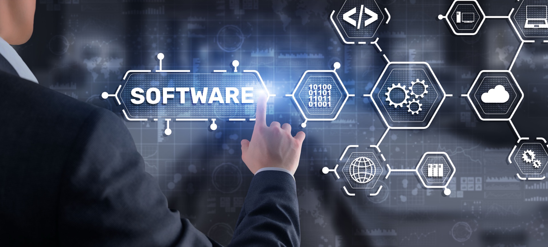 Team arbeitet an Software – von der Idee zum Produkt